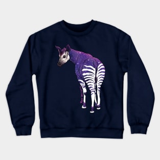 Galaxy Okapi Crewneck Sweatshirt